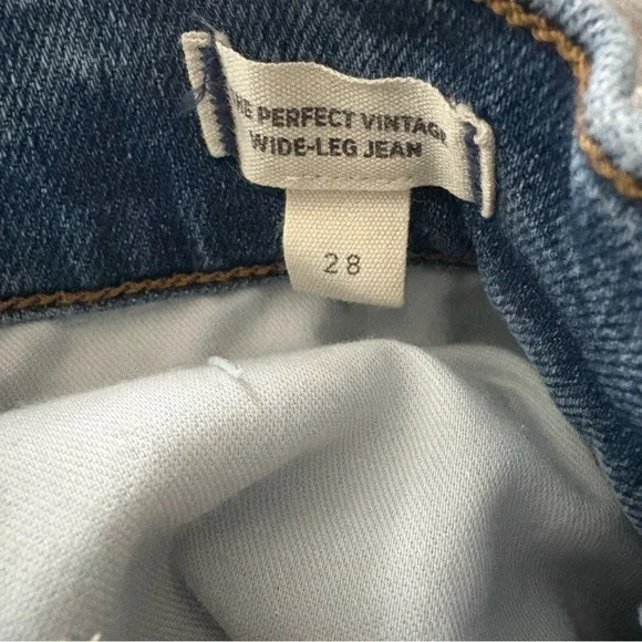 Madewell The Perfect Vintage Wide-Leg Jean, Sz 28 - Picture 13 of 14